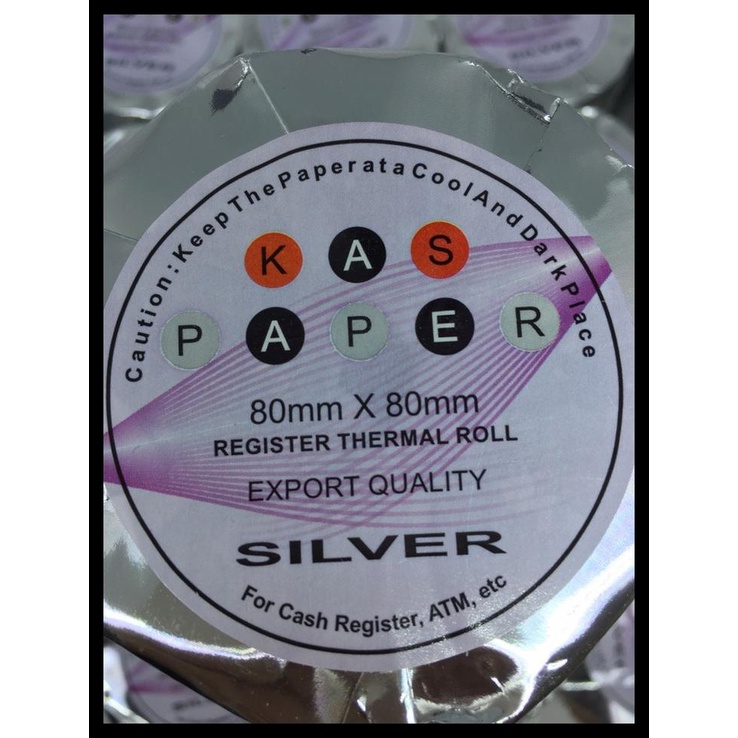 

SALE (PAKET 20 ROLL) KERTAS THERMAL PAPER ROLL 80 X 80 MM SALE