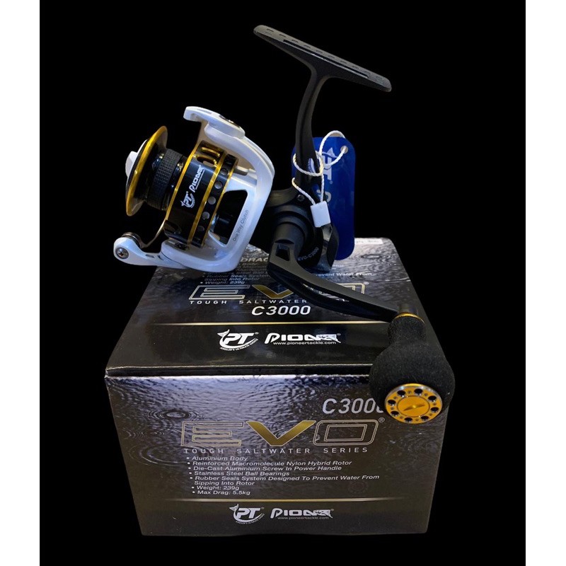 REEL SPINNING PIONEER EVO C-2000, C-3000, C-5000