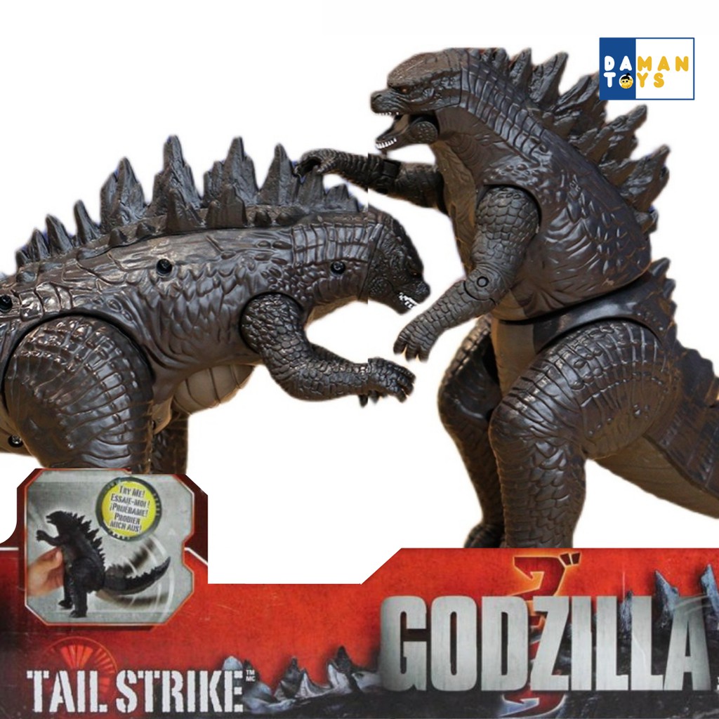 Godzilla 2014 Tail Strike Attack Godzila Smash Strike Figure King of Monster Kaiju Mainan anak laki