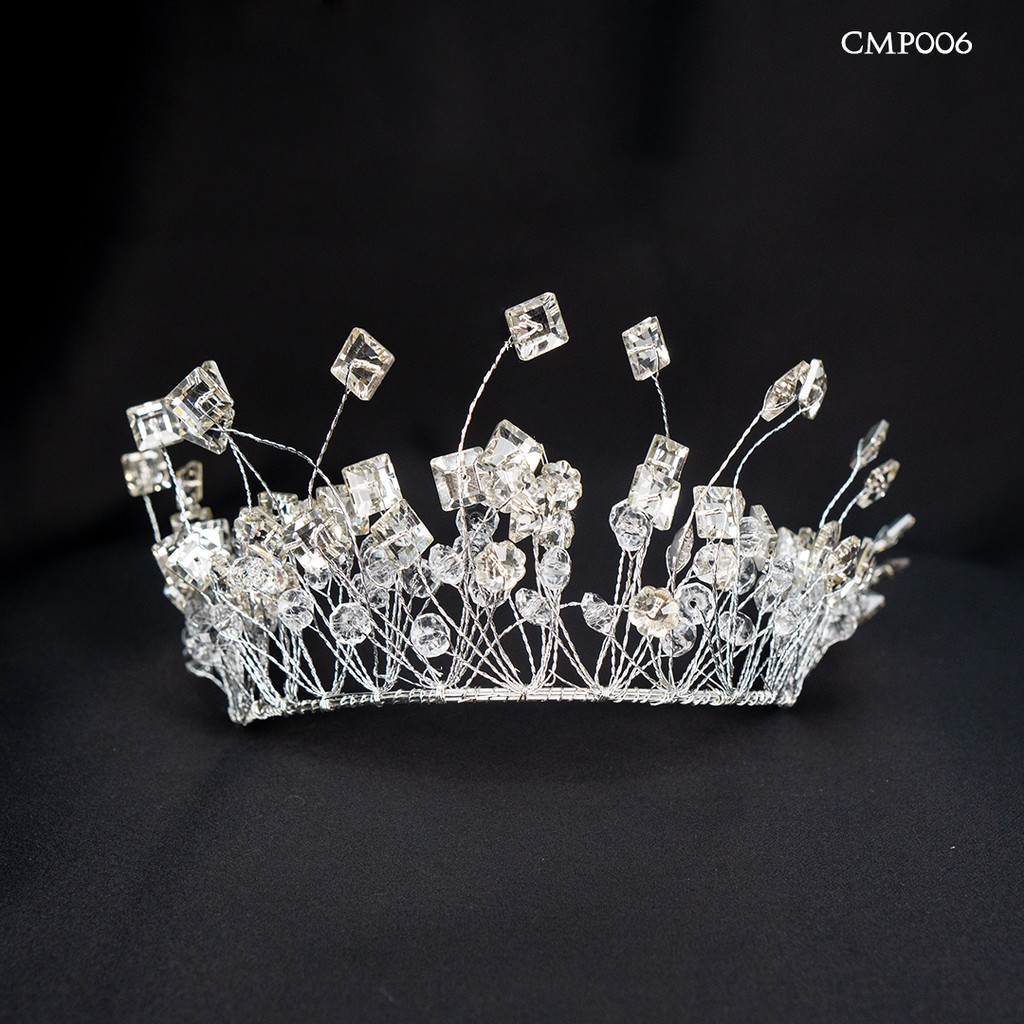 [SIAP KIRIM] MAHKOTA TIARA PENGANTIN PERNIKAHAN PESTA WEDDING CROWN CMP006