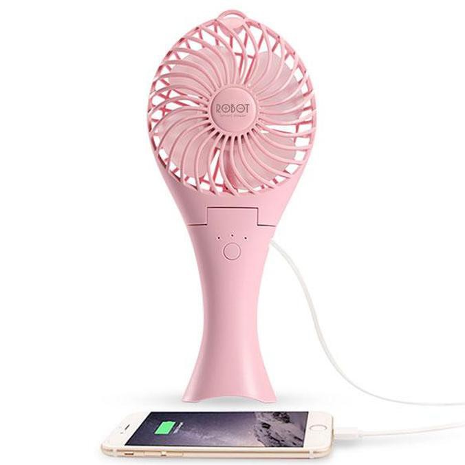 (READY COD) Mini Fan Portable Robot RTBF07 Design Mermaid Kipas Angin Mini USB OBRAL