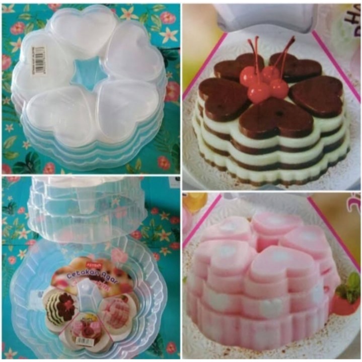 Cetakan Puding Semangka / Cetakan Puding Ovale / Cetakan Puding Valentine / Cetakan Pudding Agar agar