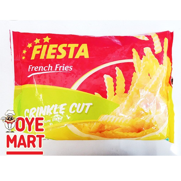 FIESTA KENTANG GORENG CRINKLE CUT 500GR FRENCH FRIES KENTANG GORENG BEKU