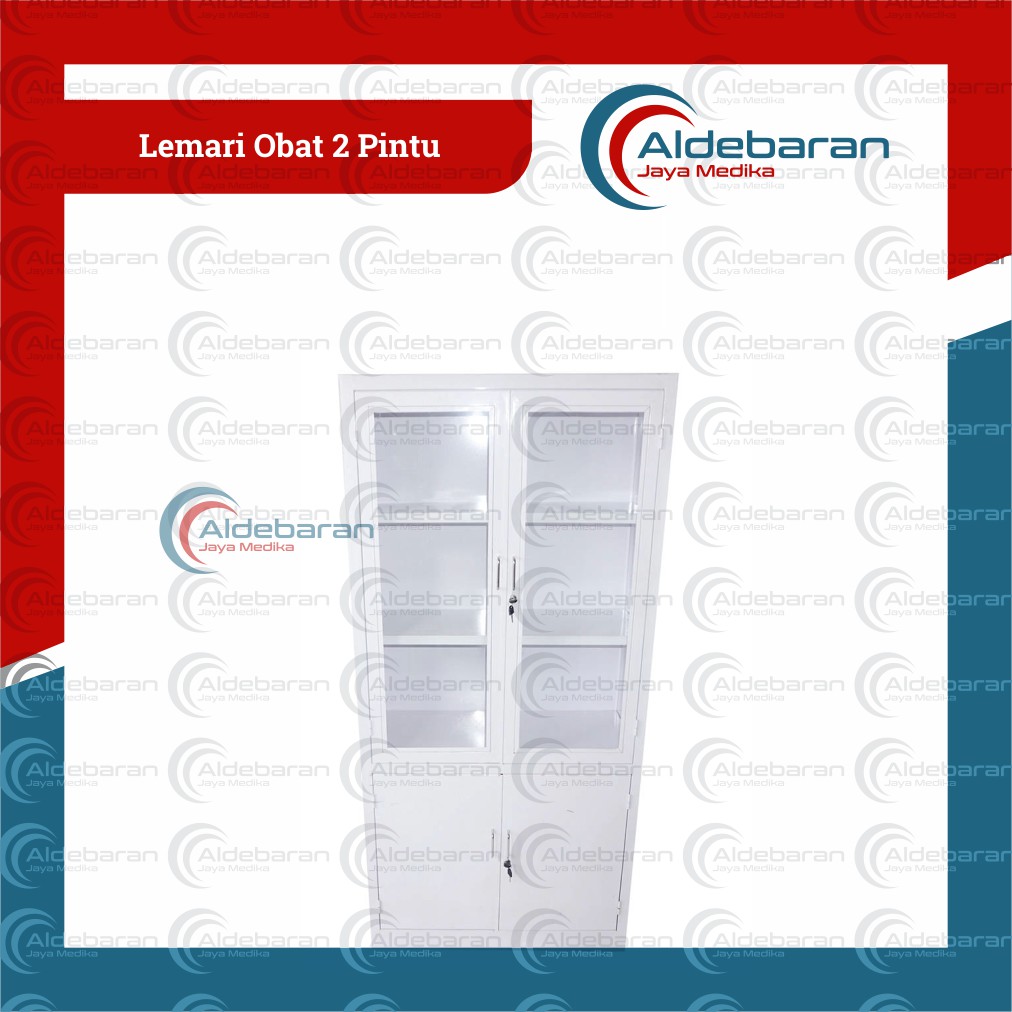 Lemari Obat 2 Pintu Custom | Lemari Penyimpanan Obat Custom