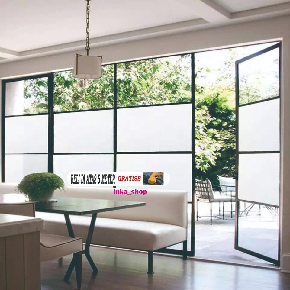 STICKER KACA POLOS / SANDBLAST / STICKER KACA RUMAH / WALLSTICKER