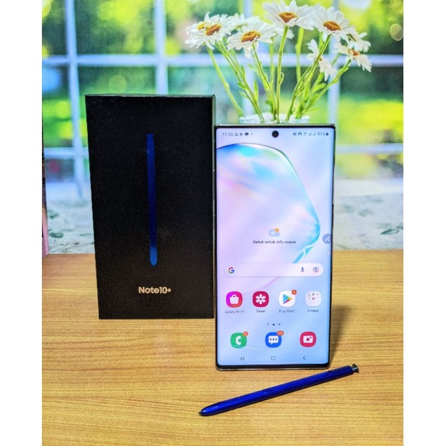 Samsung Note 10 Plus 512gb Fullset Ex Resmi Sein Indonesia