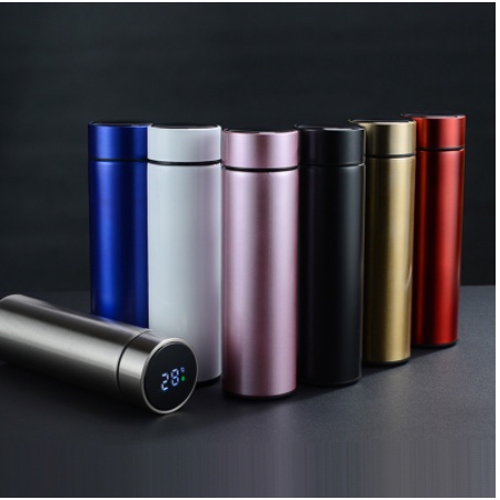 BOTOL MINUM THERMOS TUMBLER PENGUKUR SUHU PANAS DAN DINGIN