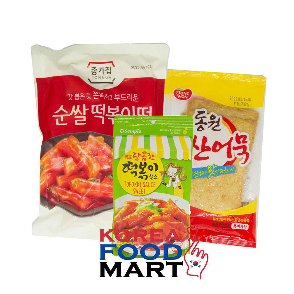 

{BISA COD} PAKET STREETFOOD KOREA / TTEOKBOKKI 500 g + OMUK 200 g + SAUCE BERGARANSI [Kode 1|Kode