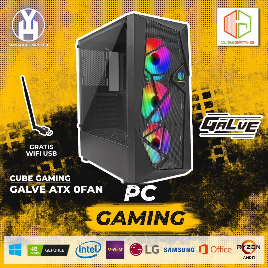 PC GAMING I7 RAM 16GB VGA 4GB DDR 5 SSD 120GB - PC GAMING MURAH - PC GAMING TERMURAH