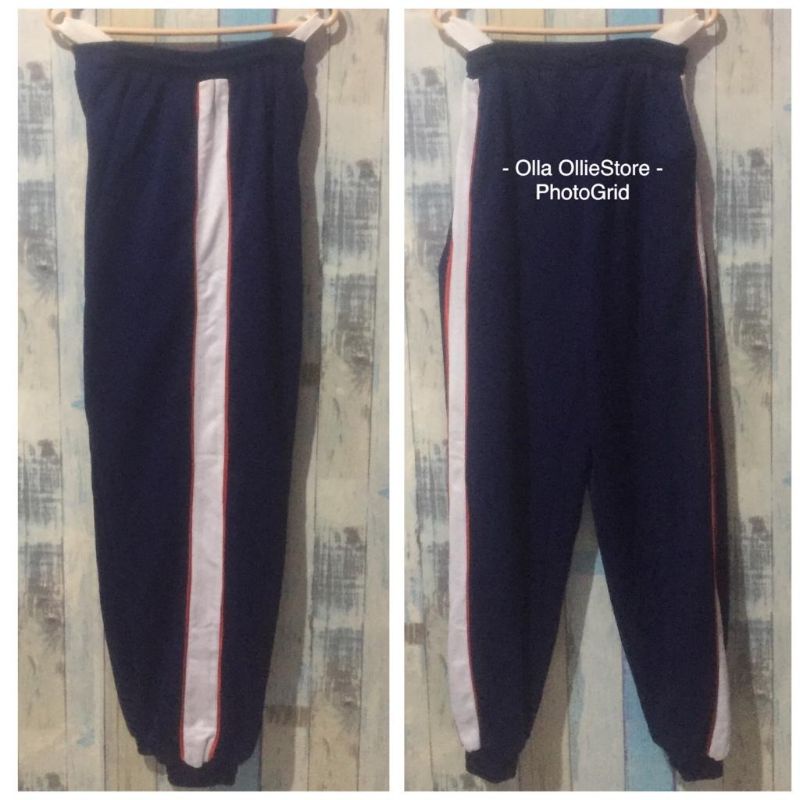 Celana Olah Raga Biru Dongker L-XL Preloved8