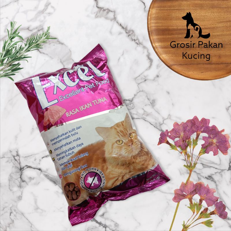 excel makanan kucing 500gr
