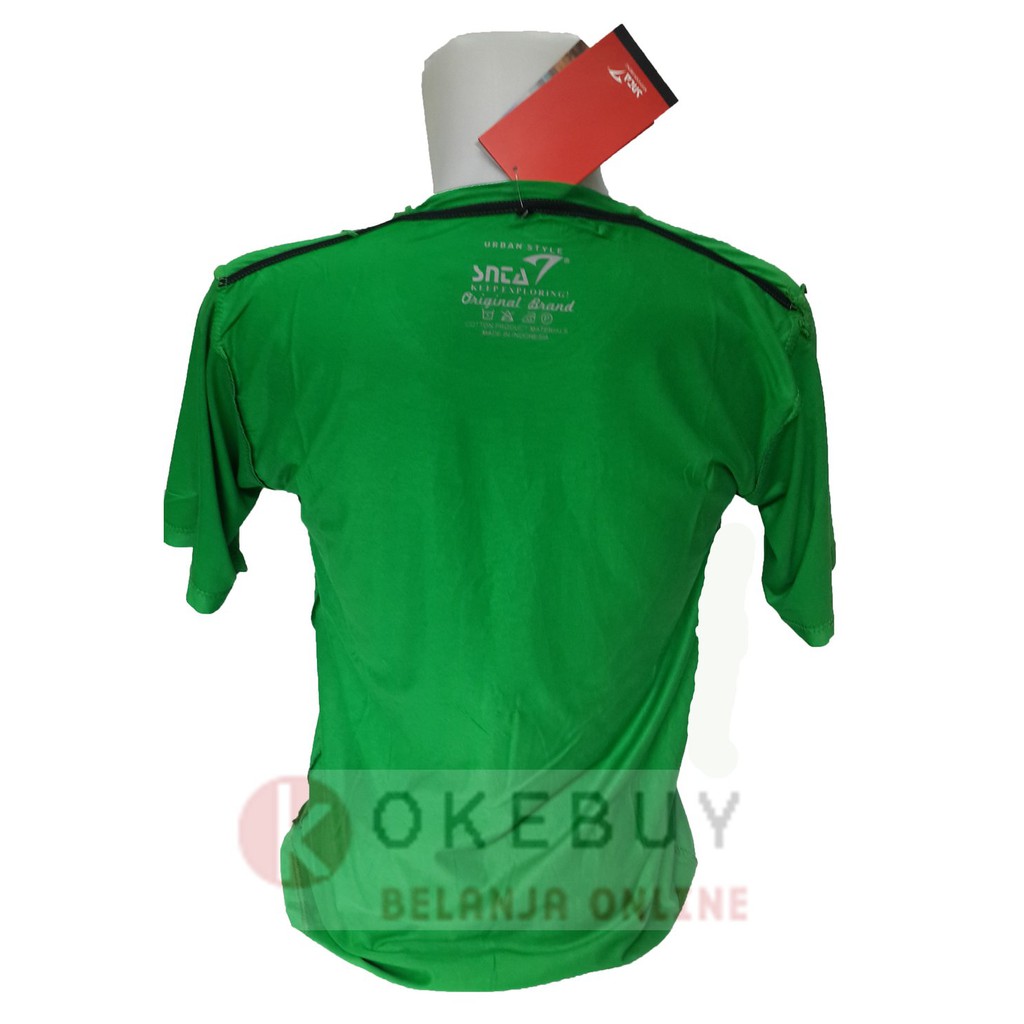 KAOS TSHIRT POLOS Merk SNTA Green - Community-Outdoor
