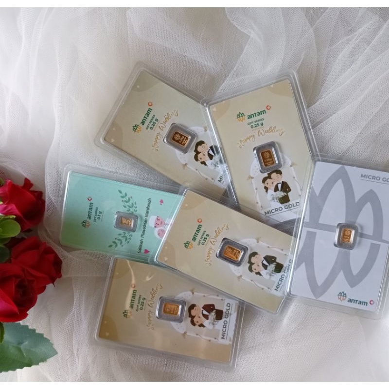 EMAS ANTAM 0,5 GRAM / 1 GRAM CERTICARD CERTIEYE REDMARK UNTUK KADO FRAME HAMPERS WEDDING ULTAH ANNIV-3