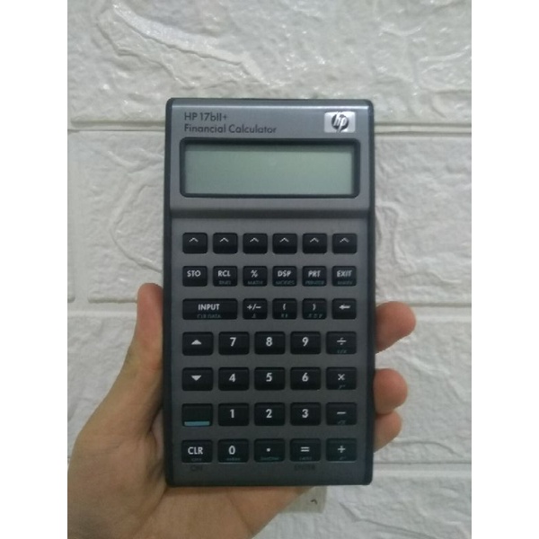 

(preloved) kalkulator finansial financial calculator hewlett packard 17bii+ original dijual hanya kalkulator saja