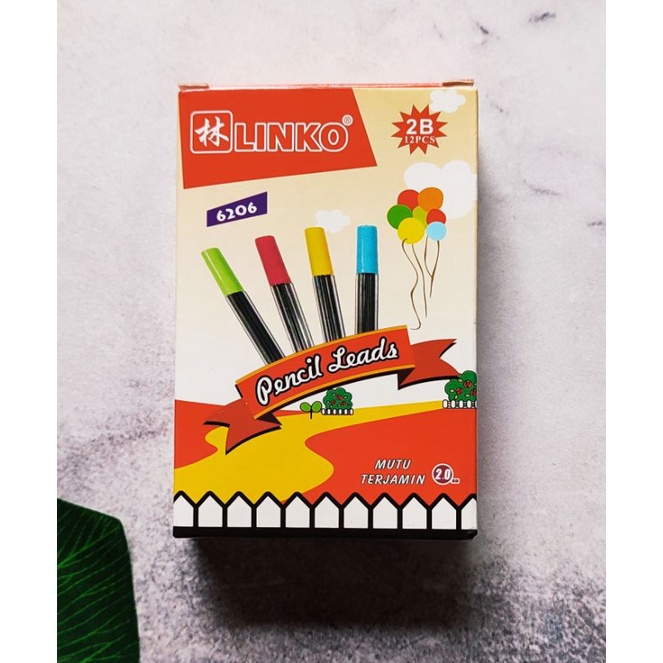 REFILL PENSIL MEKANIK 2,0 MEREK LINKO REFILL PENSIL 2,0 MURAH