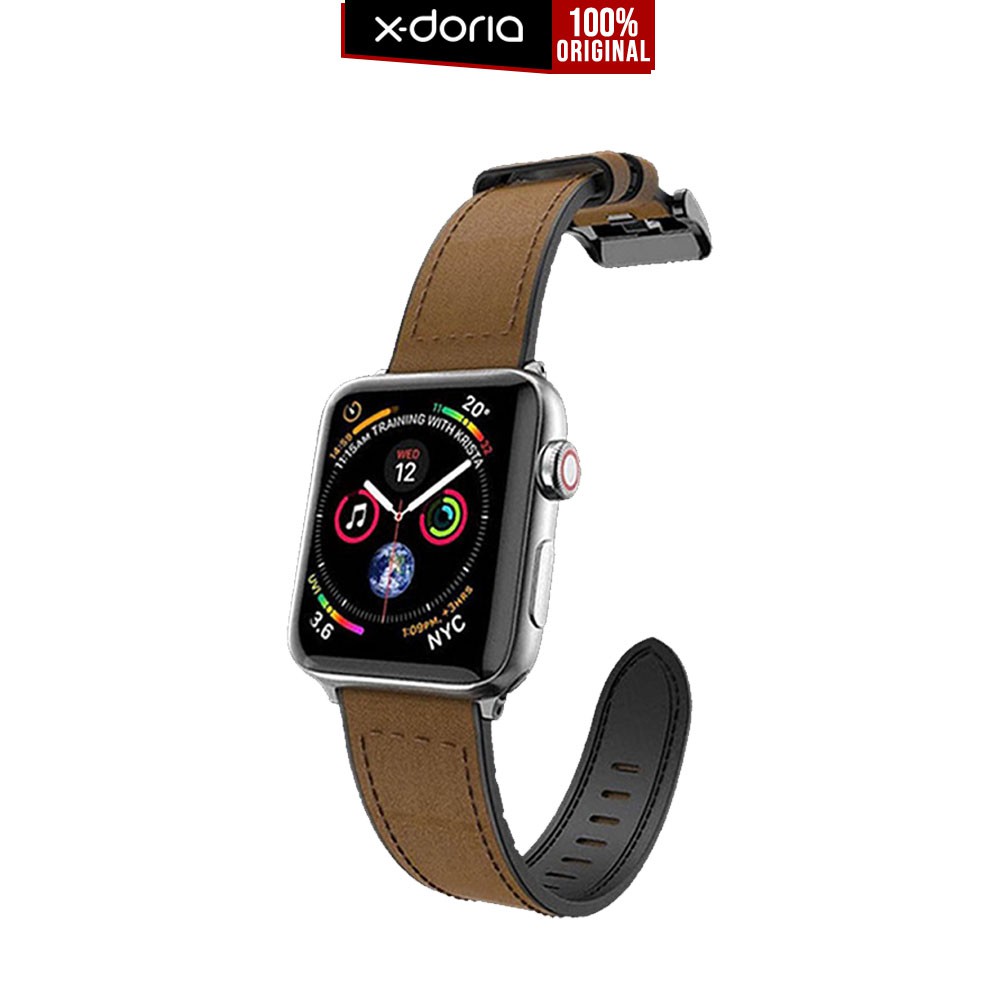 

Strap Apple Watch 44mm / 42mm Series 5 4 3 2 1 X-Doria Hybrid Leather Band