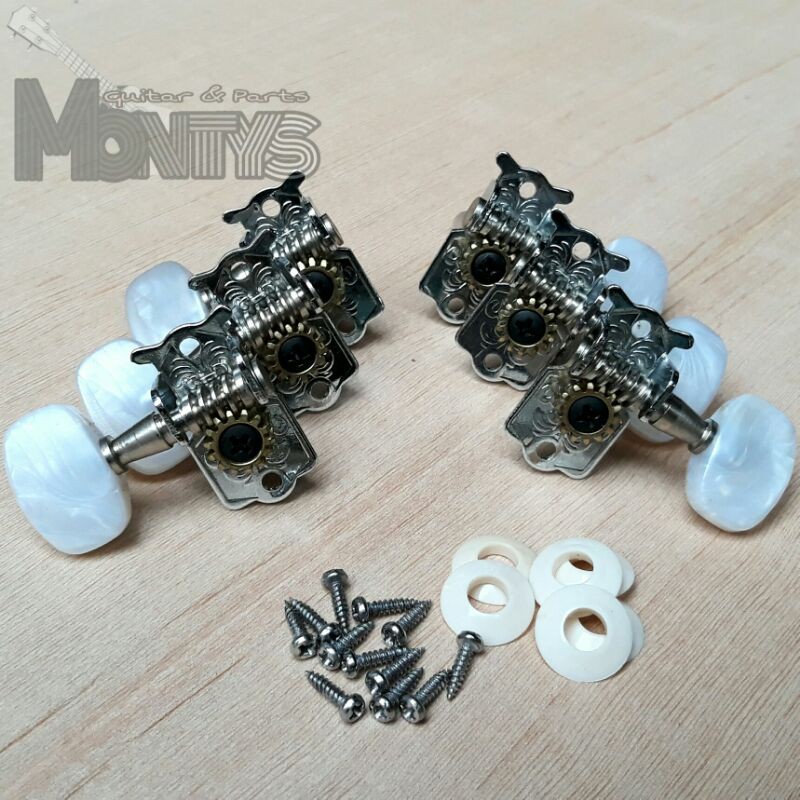 Dryer Pearloid Gitar Akustik (1set isi 6pcs)