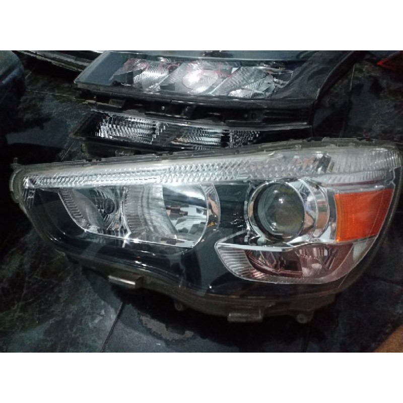 headlamp Mitsubishi outlander model hid