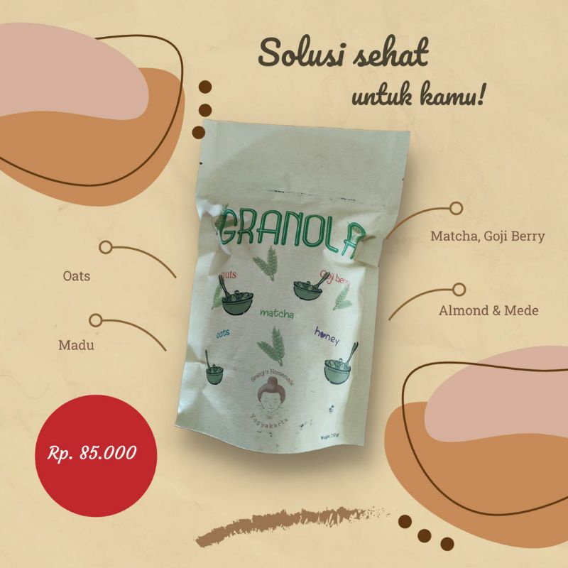 

GRANOLA MATCHA 250g