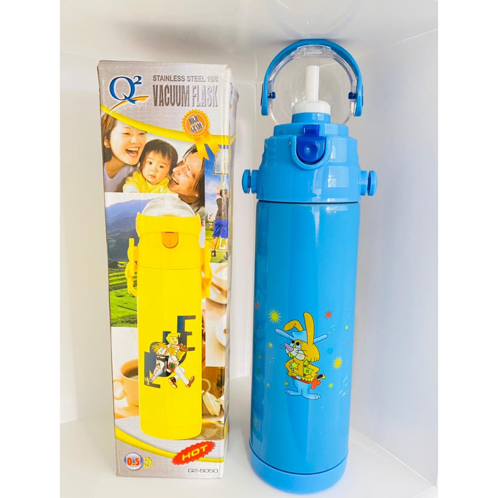 BOTOL MINUM ANAK Vacuum Flask Stainless steel / Botol minum anak with tali gantungan 5050