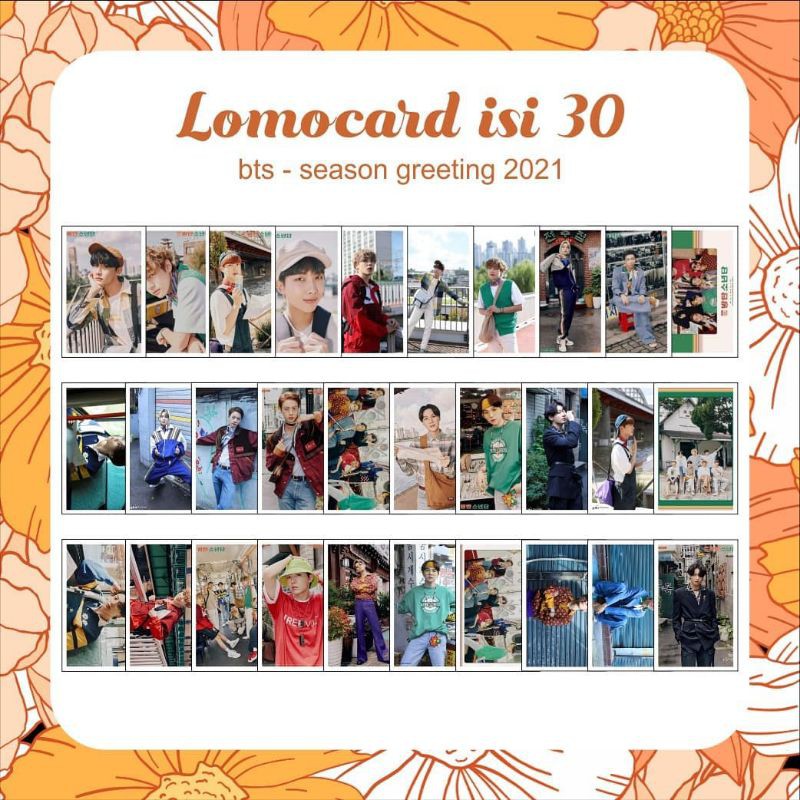 lomocard BTS Season greeting 2021