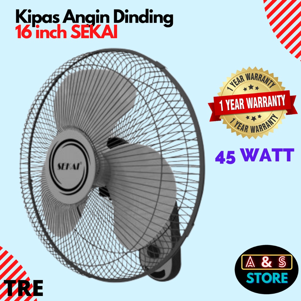 Kipas Angin Dinding 16 inch Sekai Wall Fan