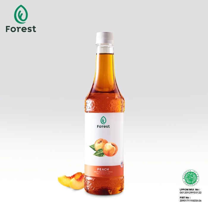 FOREST SYRUP PEACH - Sirup Rasa Peach - 720 ml