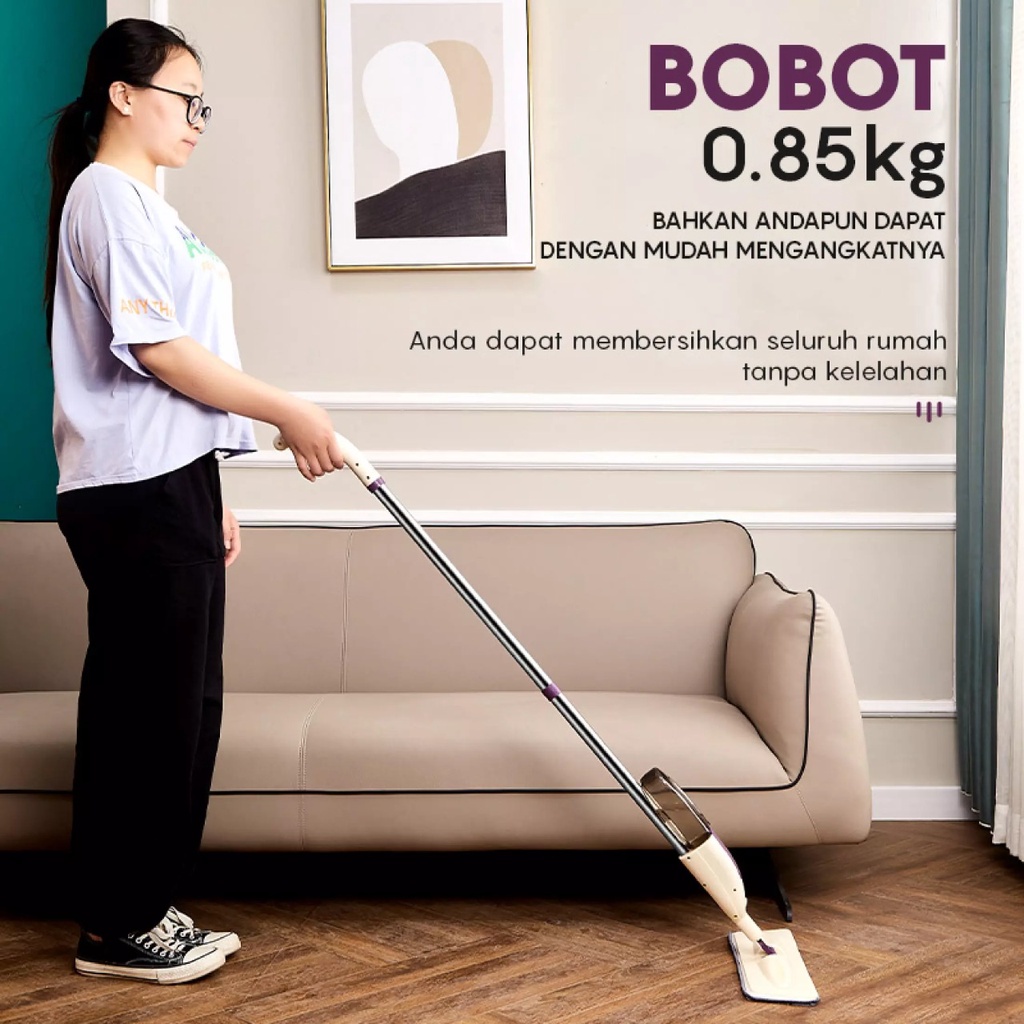 TURUN HARGA Alat Pel Lantai Semprot WATER SPRAY MOP Pel Semprot Otomatis Pel semprot model terbaru Pel Praktis tanpa ember SPRAY MOP Alat Pel Lantai Praktis -Ultra Mop Pel Lantai Super Mop Alat Pembersih Lantai Pel Pembersih Ibu-ibu wajib punya