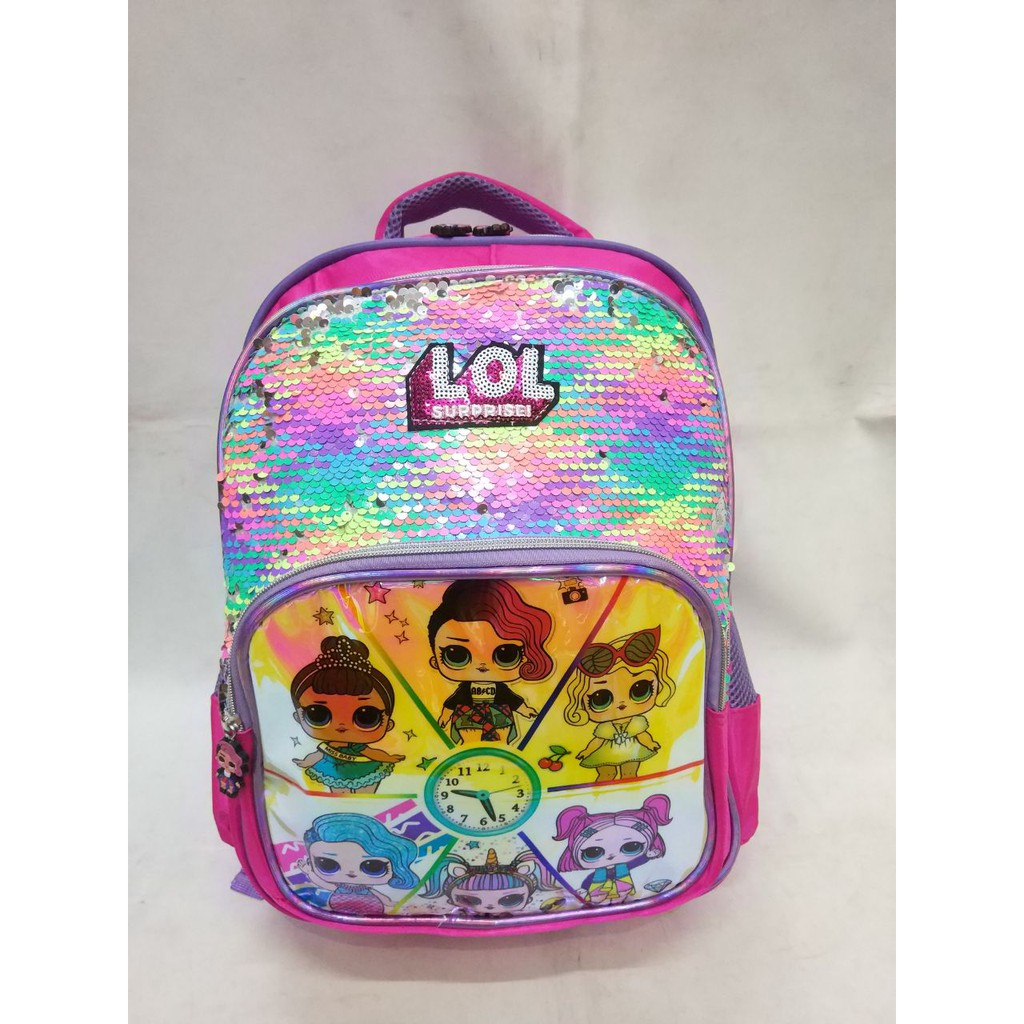 RANSEL ANAK USAP LOL UNICORN .43776. JUMBO SIZE 16 INCH. DARENA BAGS BANDUNG