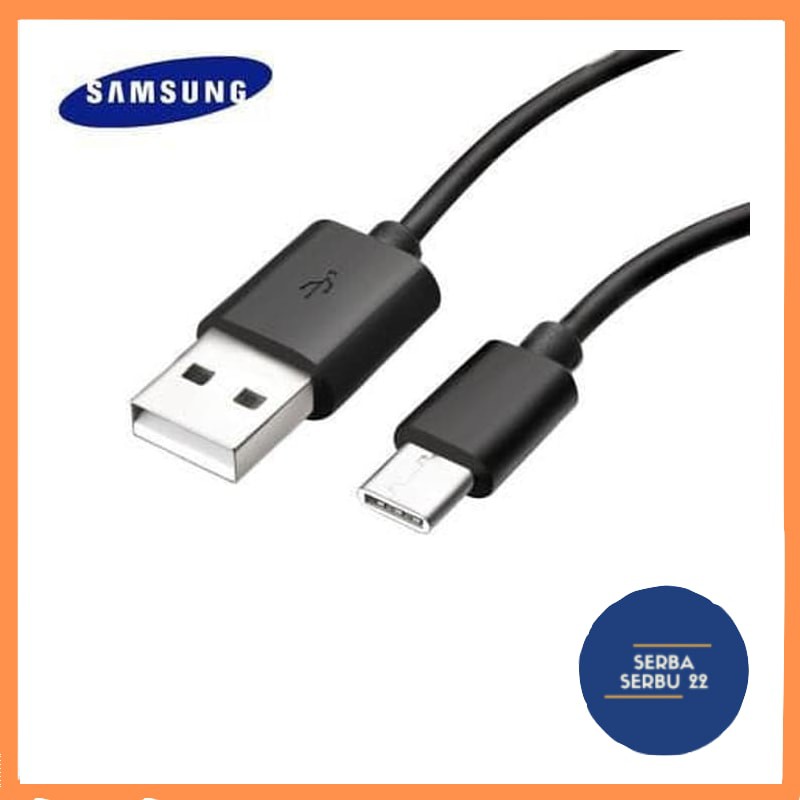 Kabel Data Charger Original Cable Fast Charging USB Samsung S8 Type C [SS]