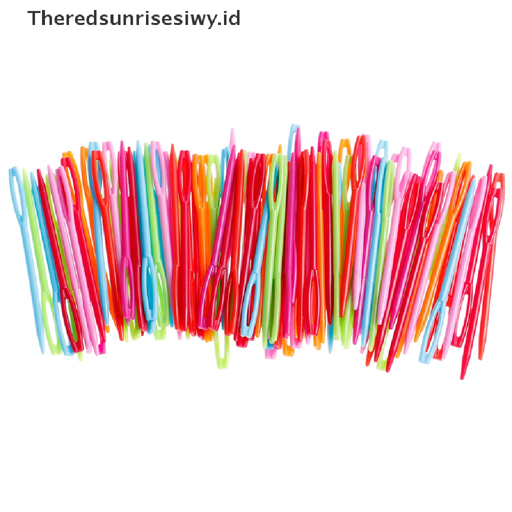 # Alat Rumah Tangga # 100pcs 7cm Jarum Rajut Crochet Hook Bahan Plastik Untuk DIY 20pcs Jarum Rajut Crochet Bahan Plastik Ukuran 7cm  Jarum Rajut Bahan Plastik Tahan Lama Ukuran 7cm Croc