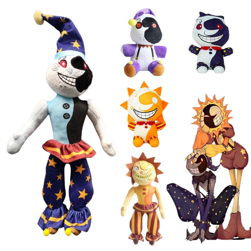 Boneka Matahari Dan Bulan Bahan Plush Ukuran 30cm Untuk Hadiah