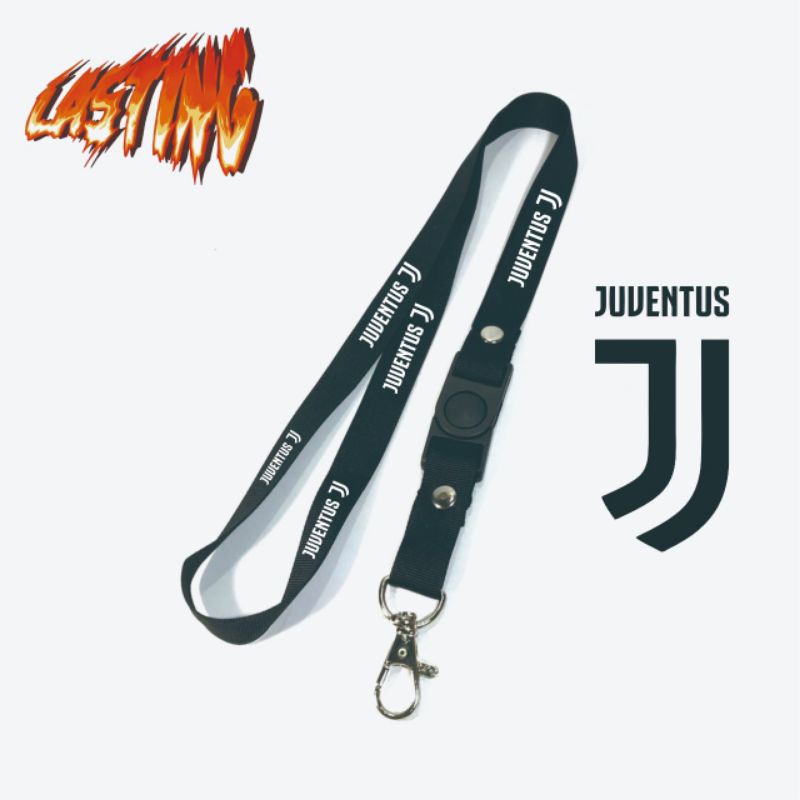 

Lanyard JUVENTUS / Distro / club sepak bola GANTUNGAN KUNCI/GANTUNGAN ID CARD/GANTUNGAN POD Best seller / Bisa COD