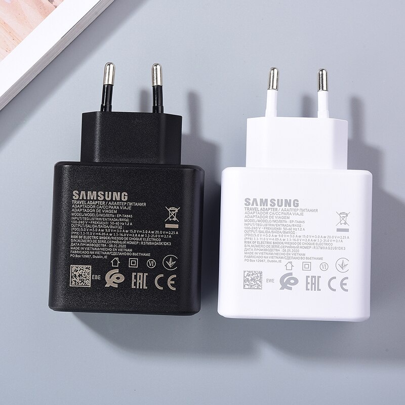 Charger Samsung Original Note 20/S20/s21 Super Fast Charging 45W