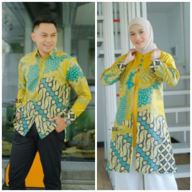 Kopel Batik Kemeja Tunik Bolero