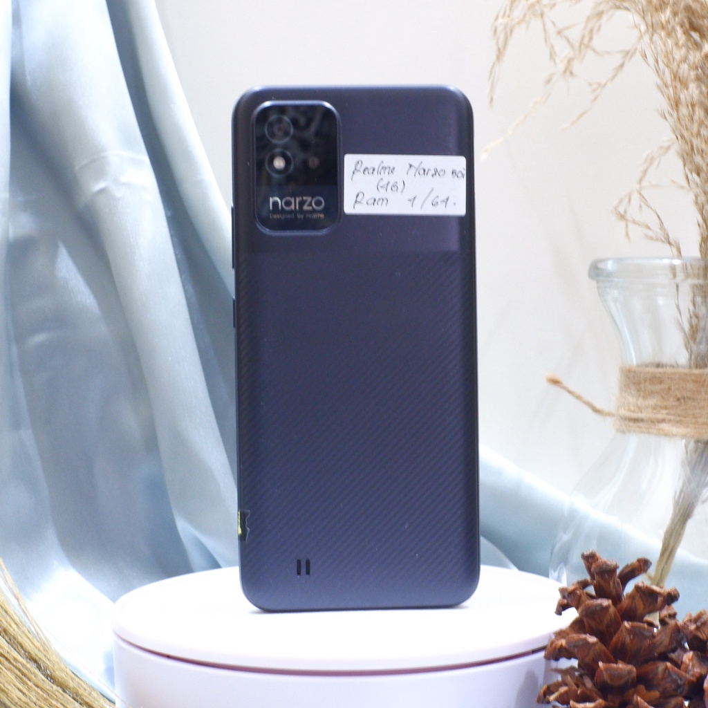 Realme Narzo 50i 4/64gb Fullset - Hp Bekas Second