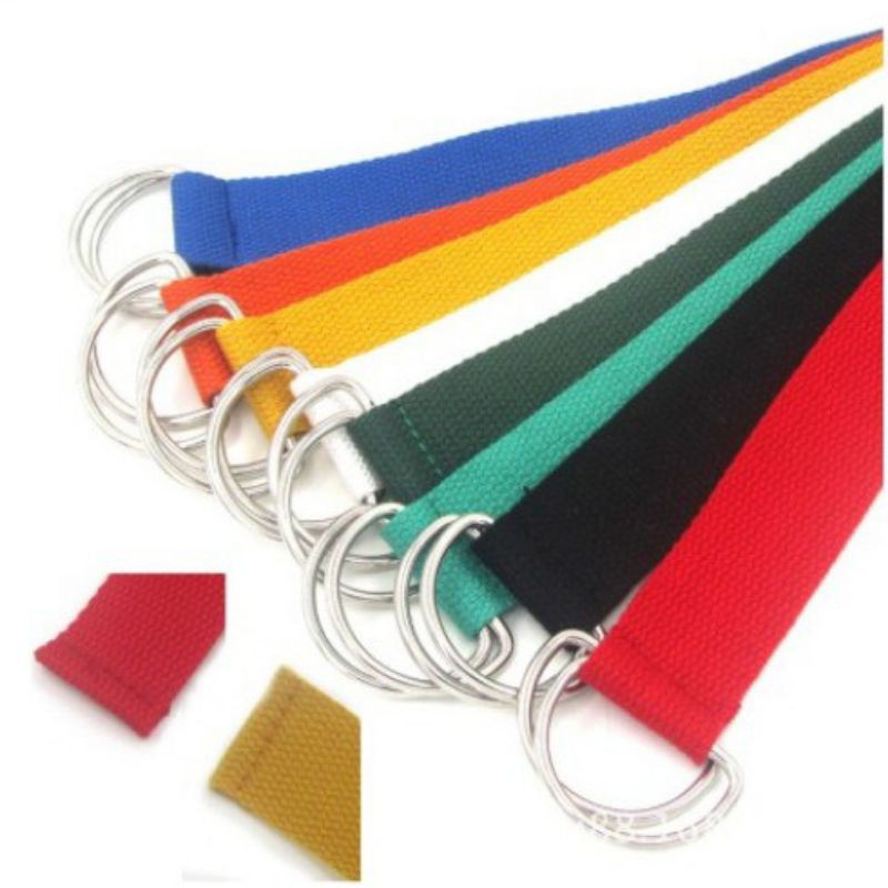 Ikat Pinggang Gesper Nylon Nilon Polos Ringbelt Ring belt