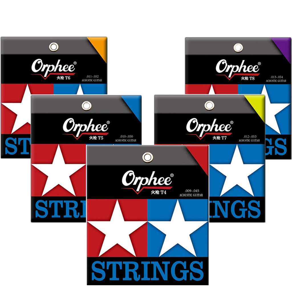 Orphee T4 T5 T6 T7 T8  Senar Gitar Akustik Phosphor Copper Double Coating