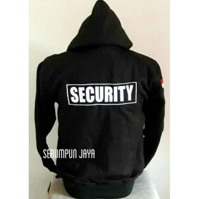 JAKET SECURITY - SWEATER SECURITY LOGO PUTIH - JAKET SECURITY LOGO PUTIH - HOODIE SECURITY