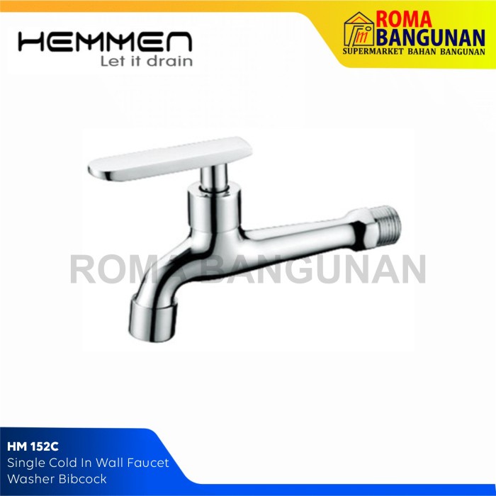 Hemmen Keran Air Kran Air Singlr cold in wall faucet HM152C  HM 152C