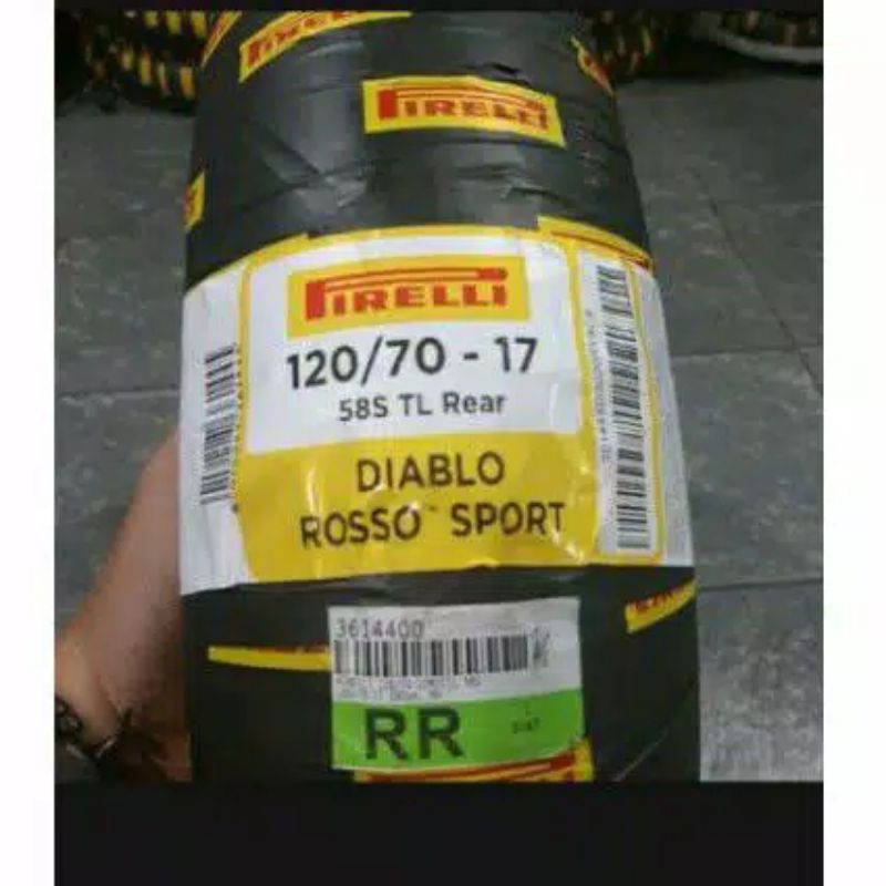 ban Pirelli ukuran 120/70/17 & 150/60/17