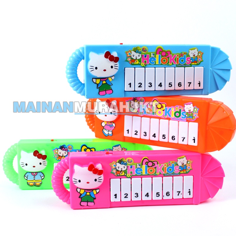 MAINANKEI  ANAK MURAH PIANO MINI ST25-PI HELLO KIDS PIANO HELLOKITTY ANAK EDUKASI MUSIK