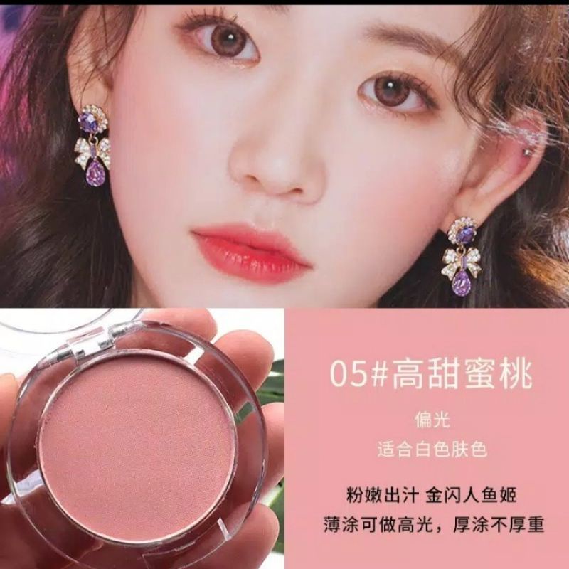 Lameila Blush On Palette Matte Anti Air dan Tahan Lama / Lameila Blusher Blush On Korea Perona Pipi Powder / Lameila LM 3040