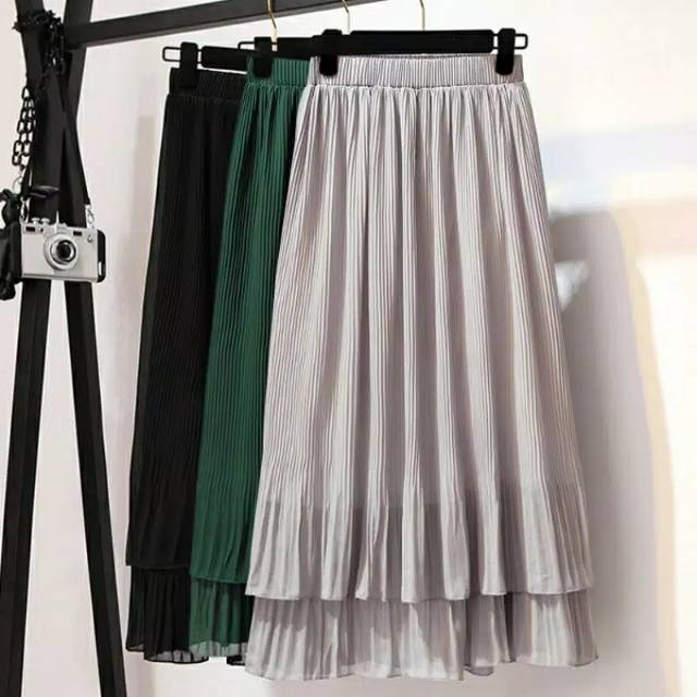 Rok RETRO BY HANAN plisket 2 layer