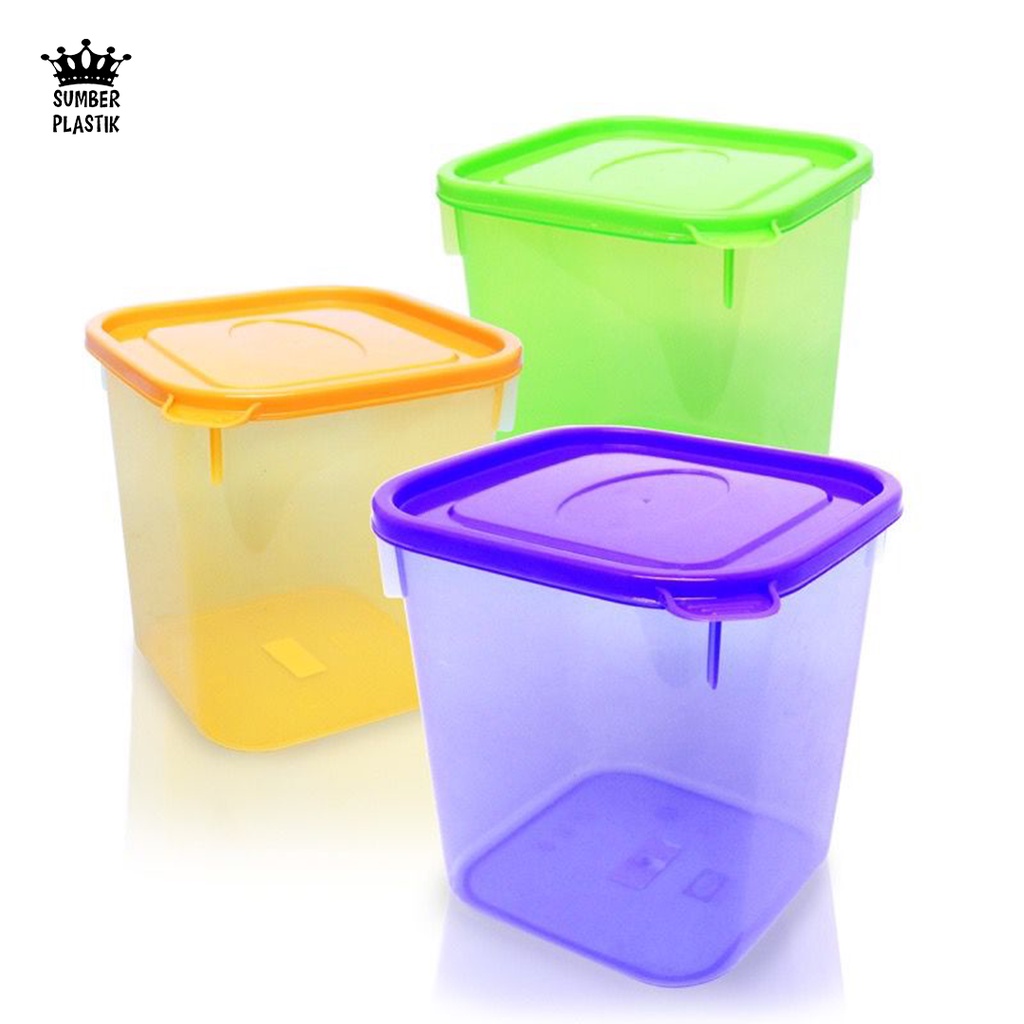 SHINPO Toples Plastik Ukuran L 2.3 L Tempat Cemilan Boccadillo Food Storage BPA FreeSPO-SIP-304 L