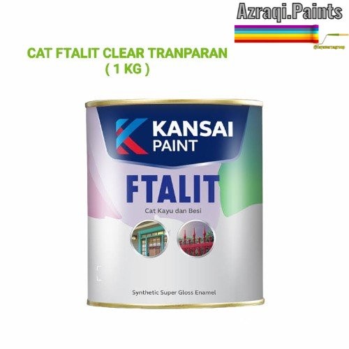 

Diskon Cat Ftalit Clear Varnish Transparan (1 Kg) Hemat