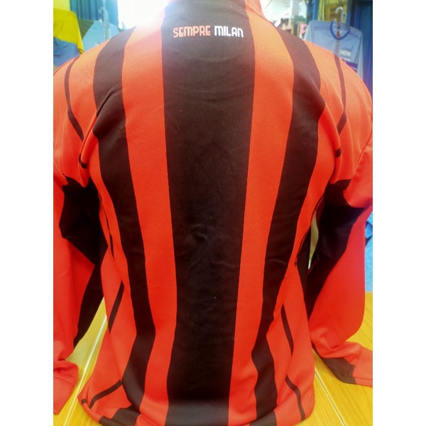 BAJU BOLA DEWASA ACC.MILAN LENGAN PANJANG TERBARU