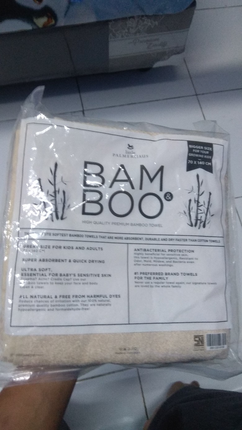 Little Palmerhaus Bam & Boo Bamboo Towel Big (handuk Anak Dewasa)