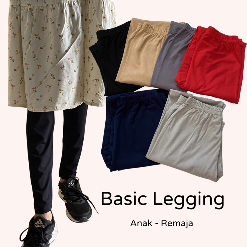 Legging Anak Basic Legging Anak Legging Remaja