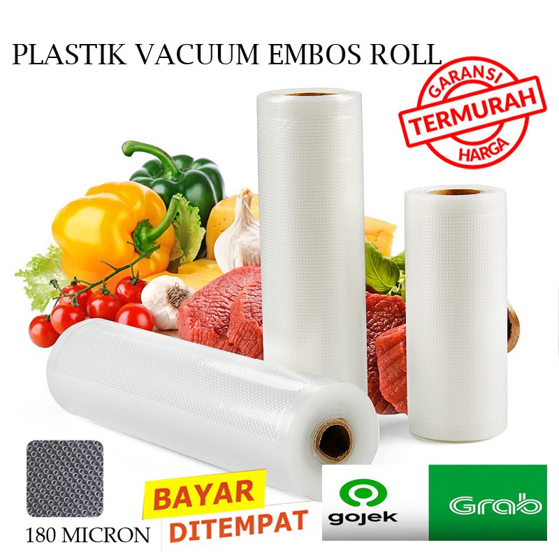 

Plastik Vacum Embos Roll Panjang 500 CM Harga Per Roll vakum embos